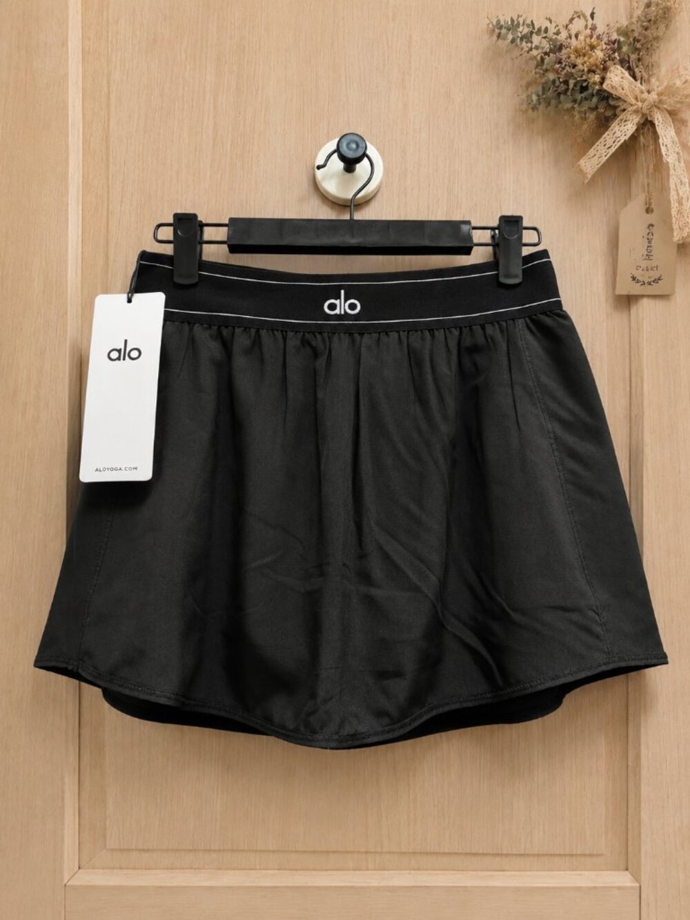 Black Alo Yoga Match Point Tennis Skirt NWT🛒Summer Versatile Athleisure🌞 - Picture 2 of 6